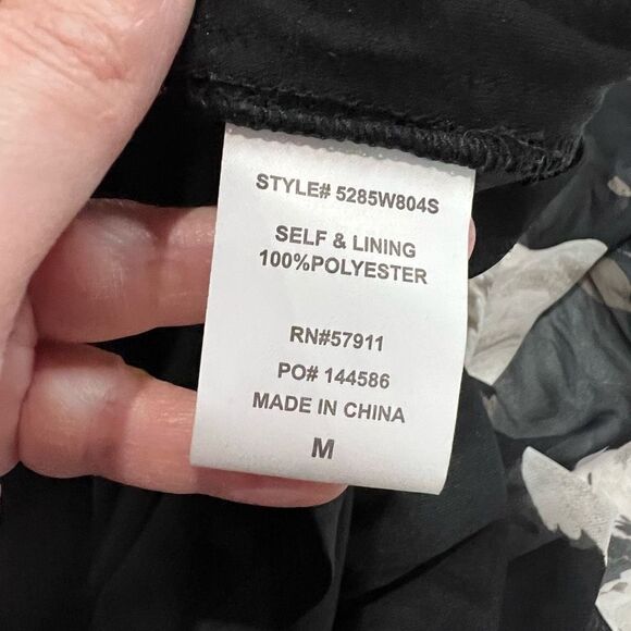 Superfox Black‎ Floral Long Sleeve Maxi Dress - Picture 14 of 14